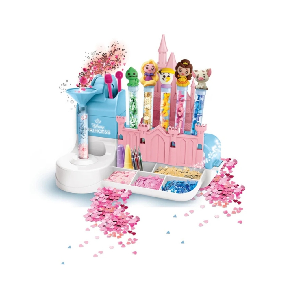 Kūrybinis spalvingų rašiklių rinkinys Idea Art Pen Factory Disney princesės Clementoni 18210-Žaislai, Kūrybiniai žaislai, Kūrybi