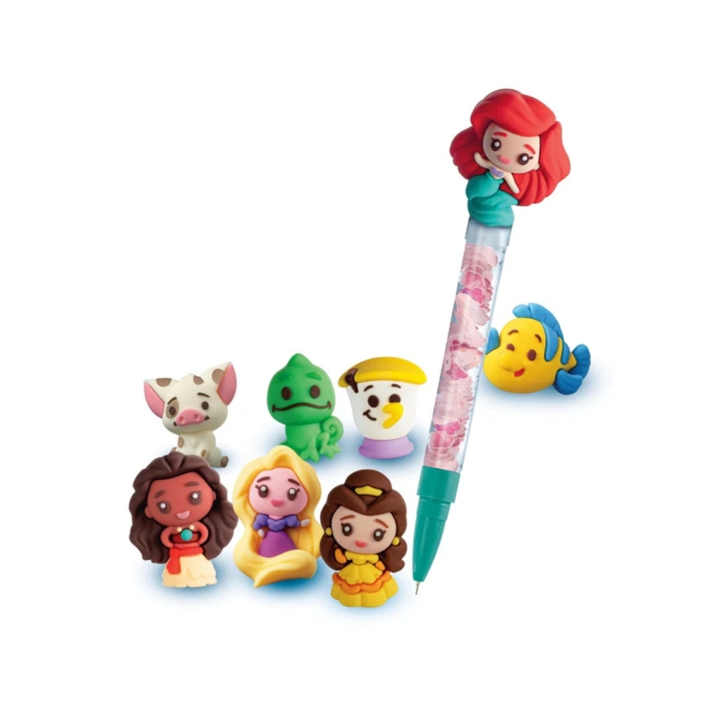 Kūrybinis spalvingų rašiklių rinkinys Idea Art Pen Factory Disney princesės Clementoni 18210-Žaislai, Kūrybiniai žaislai, Kūrybi