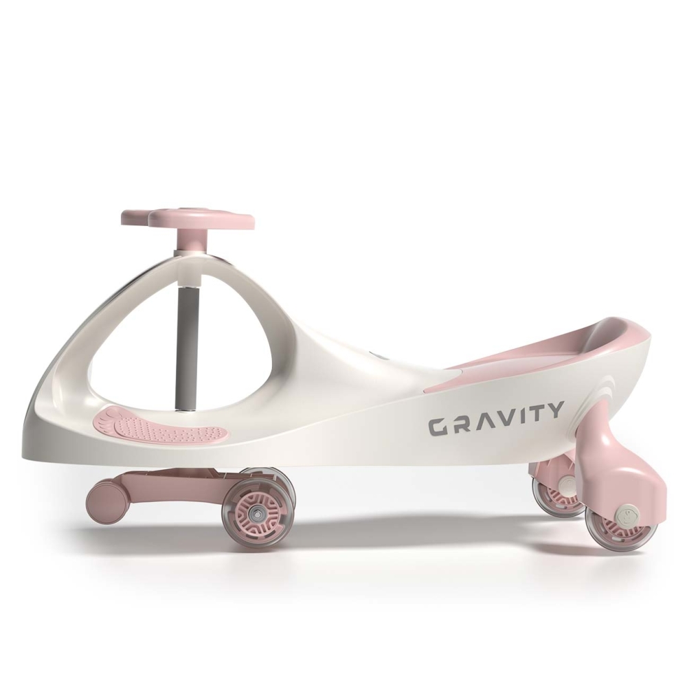 Gravitacinė mašinėlė Gravity, Cream Pink-Judėjimui, Paspiriamosios mašinėlės ir jų priedai, Paspiriamos mašinėlės-e-vaikas