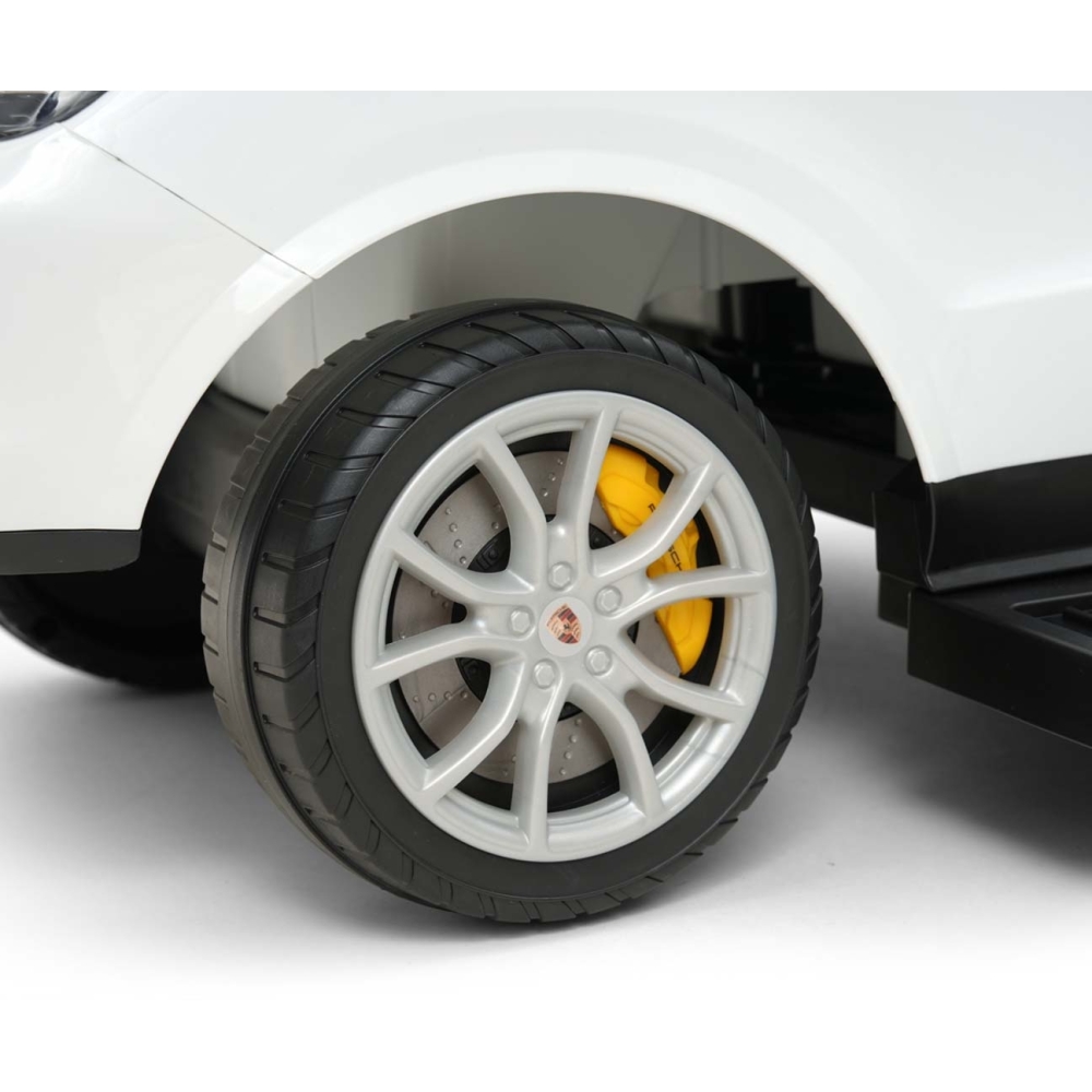 Paspiriama mašinėlė Porsche Cayenne, White-Judėjimui, Paspiriamosios mašinėlės ir jų priedai, Paspiriamos mašinėlės-e-vaikas