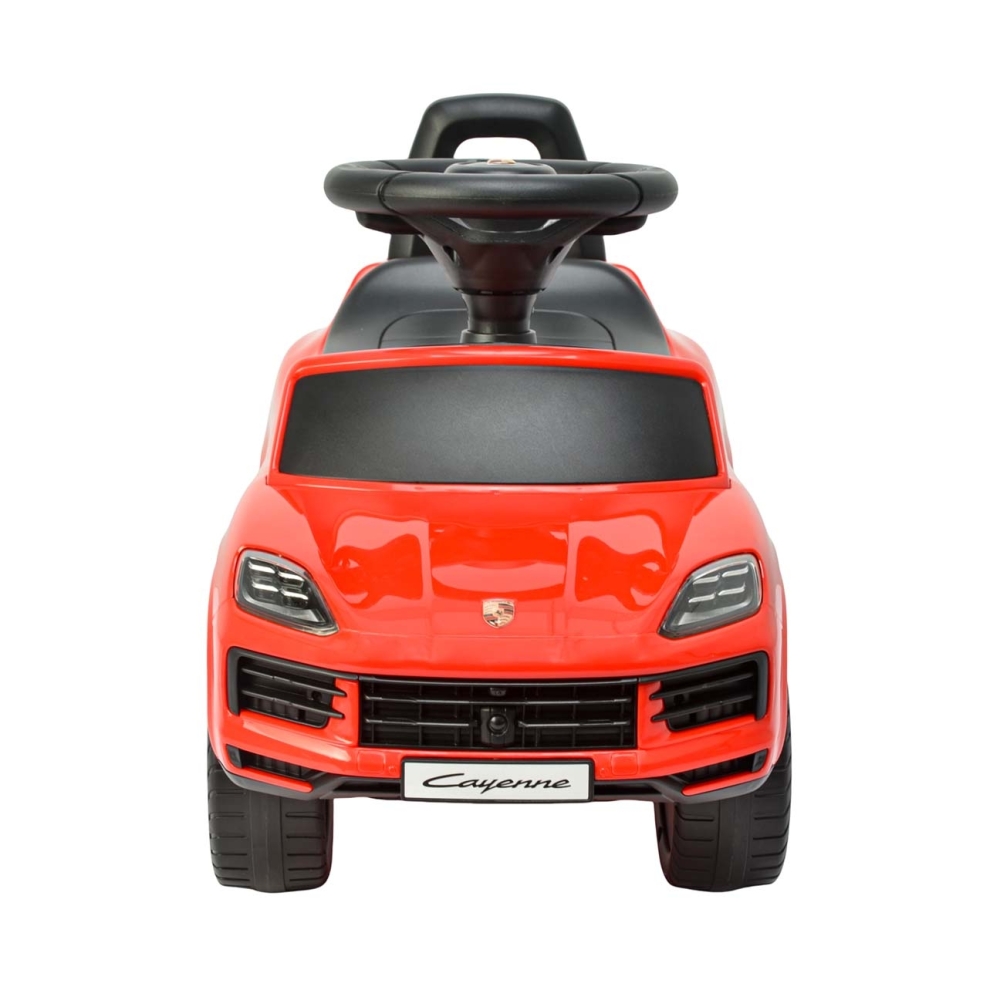Paspiriama mašinėlė Porsche Cayenne S, raudona-Judėjimui, Paspiriamosios mašinėlės ir jų priedai, Paspiriamos mašinėlės-e-vaikas