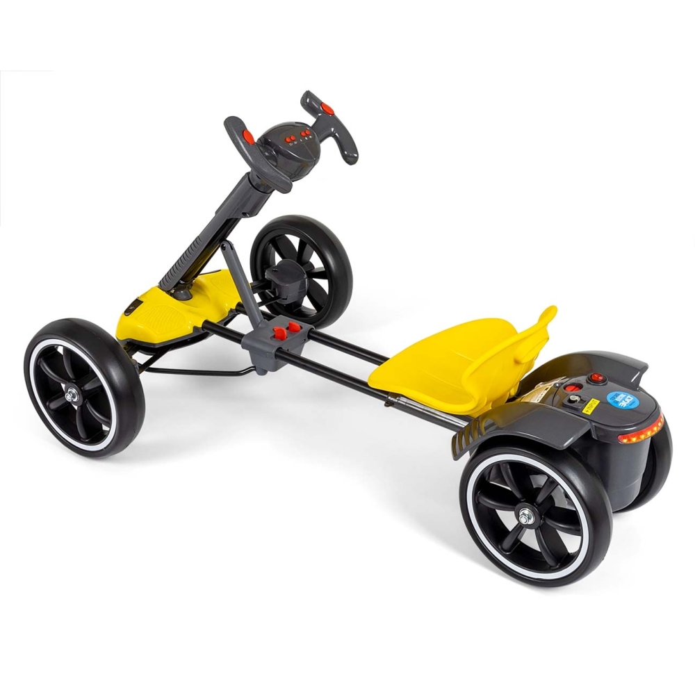 Pojazd na akumulator Gokart Bolt Yellow