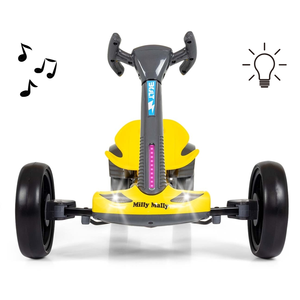 Pojazd na akumulator Gokart Bolt Yellow