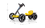 Pojazd na akumulator Gokart Bolt Yellow