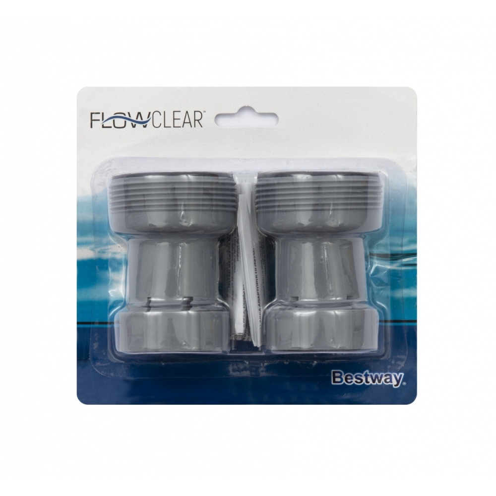 Zestaw 2 złączek do węży ogrodowych Adapter BESTWAY 3,2/3,8cm