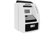 Bankomat skarbonka dla dzieci 3+ czarny Interaktywne funkcje + Karta bankomatowa