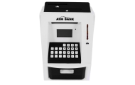 Bankomat skarbonka dla dzieci 3+ czarny Interaktywne funkcje + Karta bankomatowa