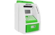 Bankomat skarbonka dla dzieci 3+ zielony Interaktywne funkcje + Karta bankomatowa