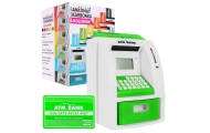 Bankomat skarbonka dla dzieci 3+ zielony Interaktywne funkcje + Karta bankomatowa
