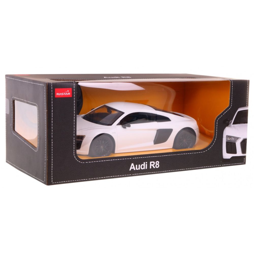 Audi R8 biały RASTAR model 1:24 Zdalnie sterowane auto + Pilot 2,4 GHz