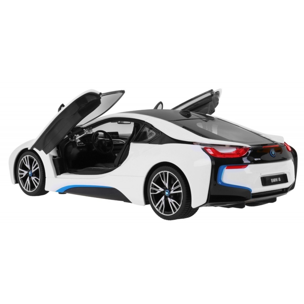 Nuotoliniu būdu valdomas BMW i8 baltas RASTAR 1:14