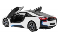Nuotoliniu būdu valdomas BMW i8 baltas RASTAR 1:14