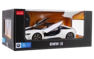 BMW i8 białe RASTAR model 1:14 Zdalnie sterowane auto + pilot 2,4 GHz