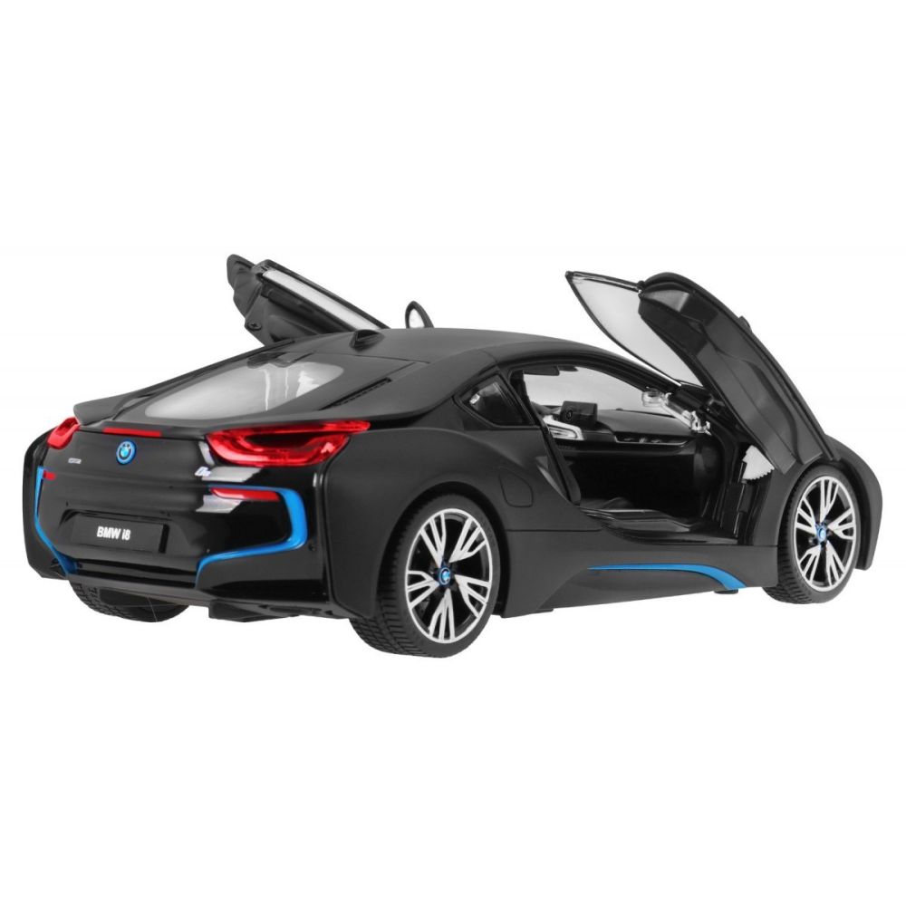 BMW i8 czarne RASTAR model 1:14 Zdalnie sterowane auto + pilot 2,4 GHz