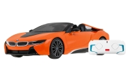 BMW i8 Roadster pomarańczowy RASTAR model 1:12 Zdalnie sterowane auto + pilot 2,4 GHz
