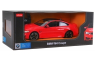 BMW M4 Coupe czerwony RASTAR model 1:14 Zdalnie sterowane auto + pilot 2,4 GHz