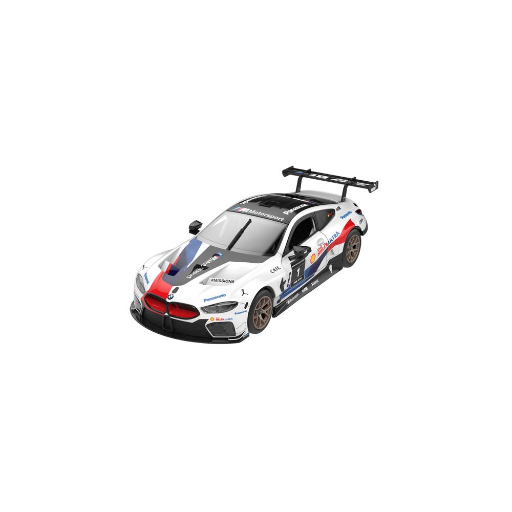 BMW M8 GTE biały RASTAR model 1:18 Zdalnie sterowane auto + Body kit + Pilot 2,4 GHz