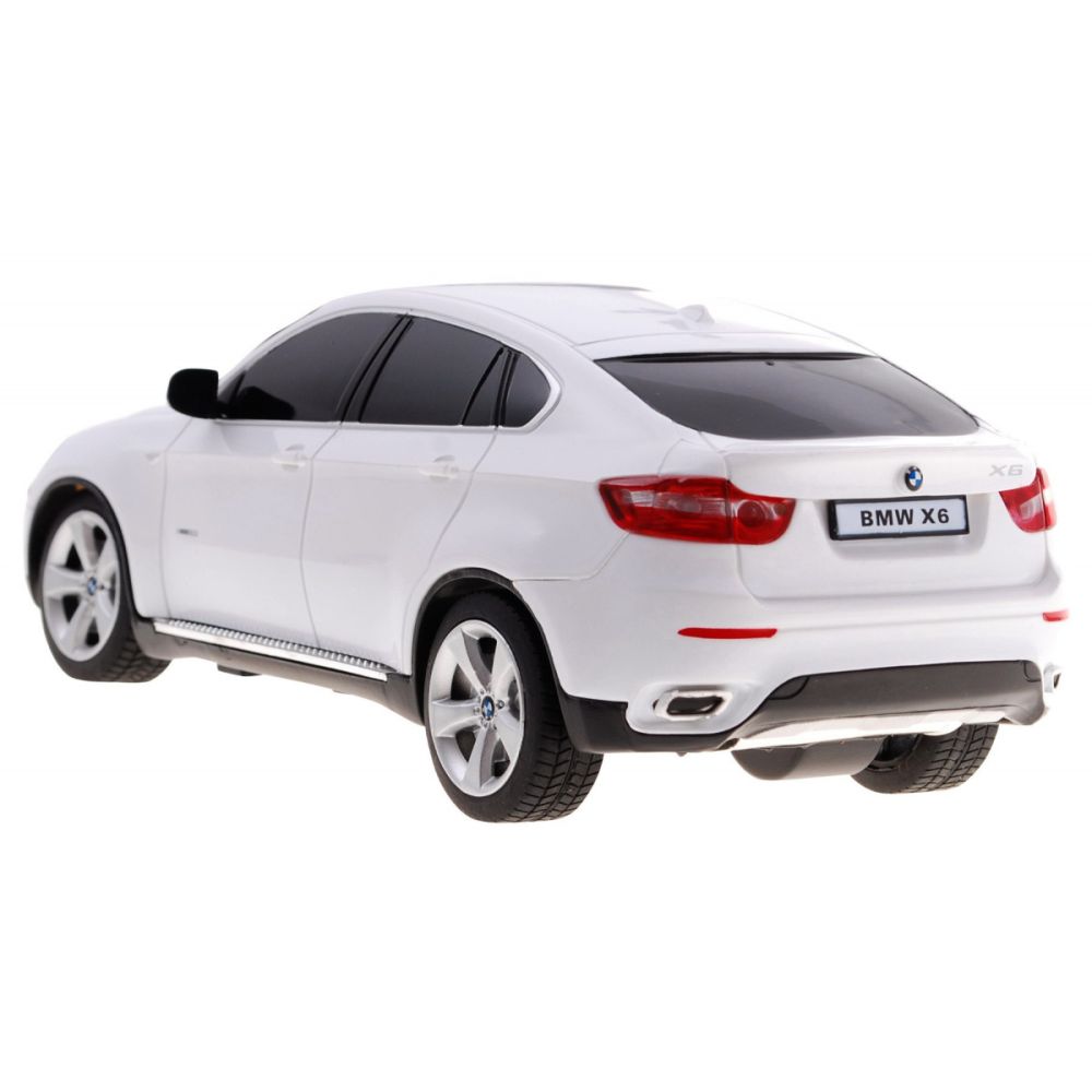 BMW X6 białe RASTAR model 1:24 Zdalnie sterowane Auto SUV + pilot