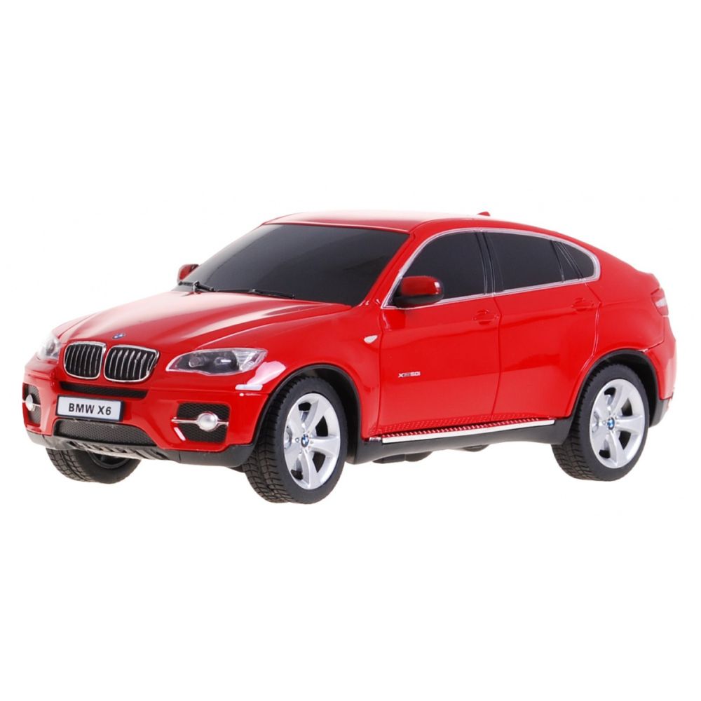 Nuotolinio valdymo visureigis BMW X6 raudonas RASTAR modelis 1:24