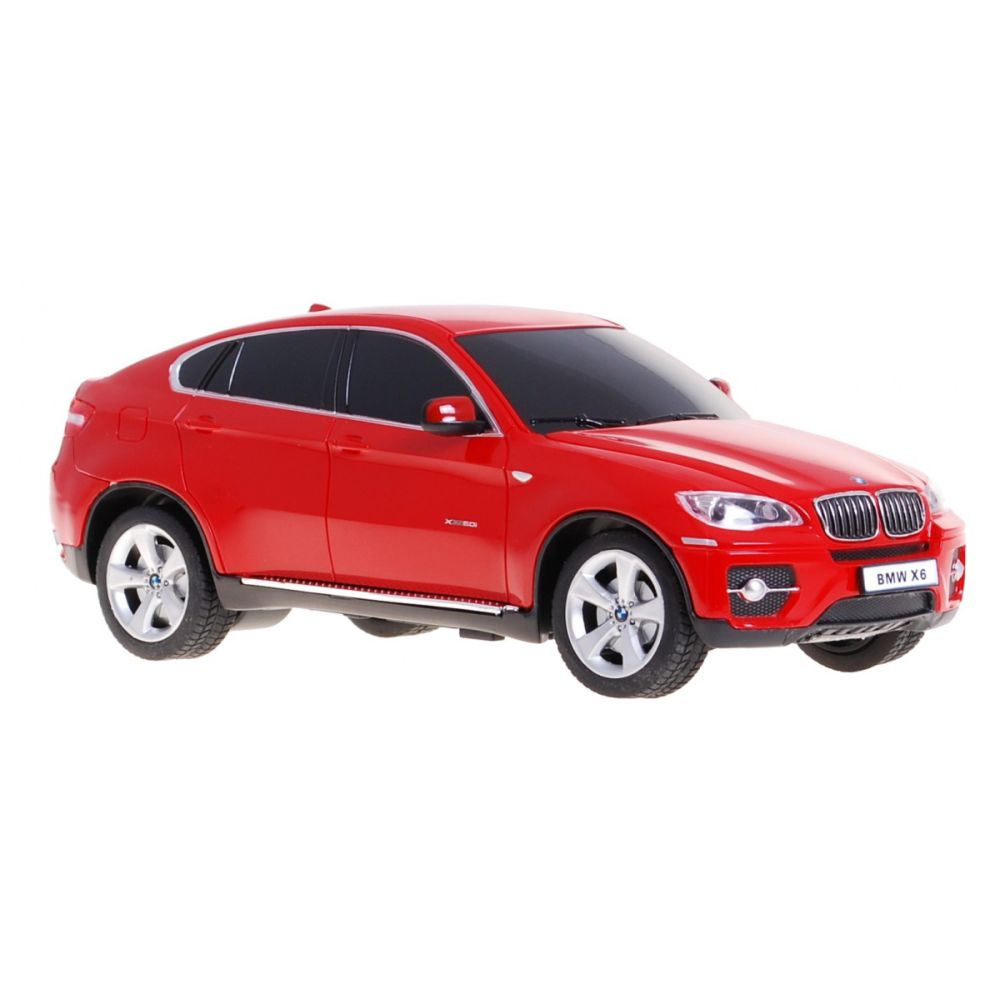 Nuotolinio valdymo visureigis BMW X6 raudonas RASTAR modelis 1:24