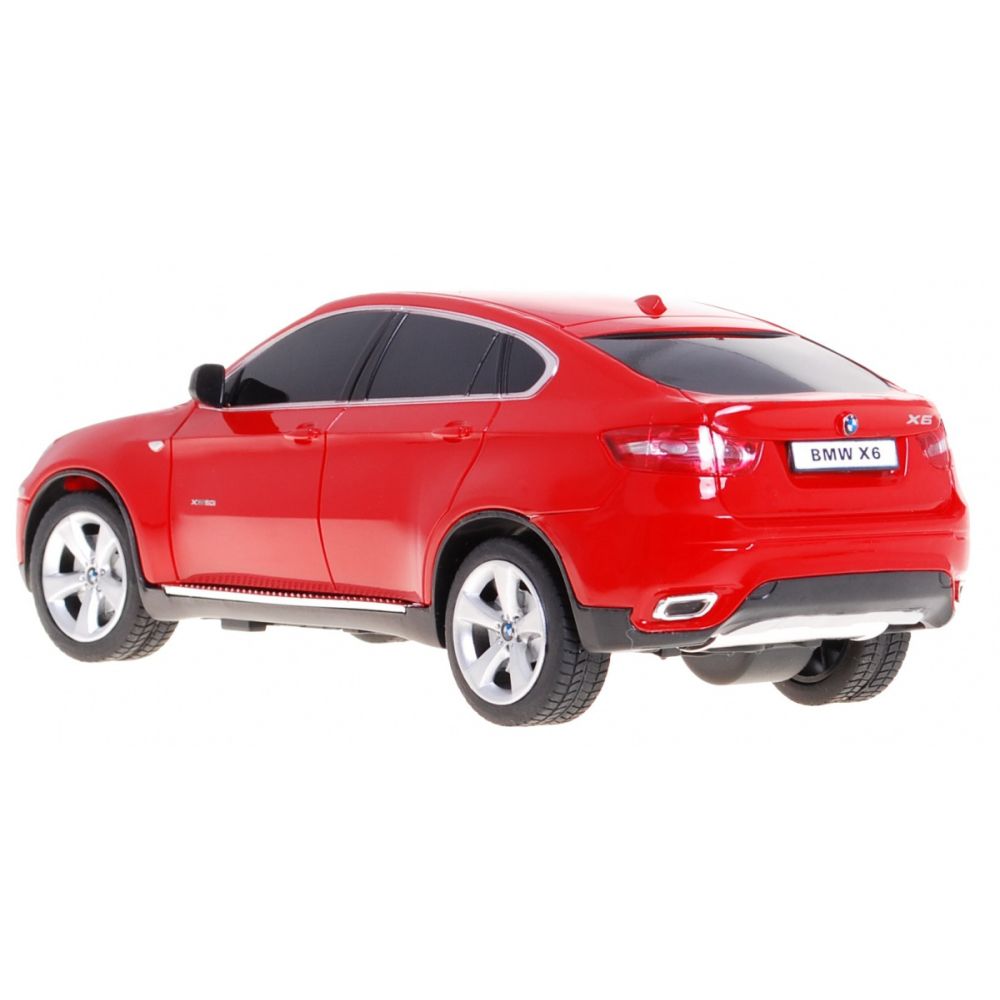 Nuotolinio valdymo visureigis BMW X6 raudonas RASTAR modelis 1:24