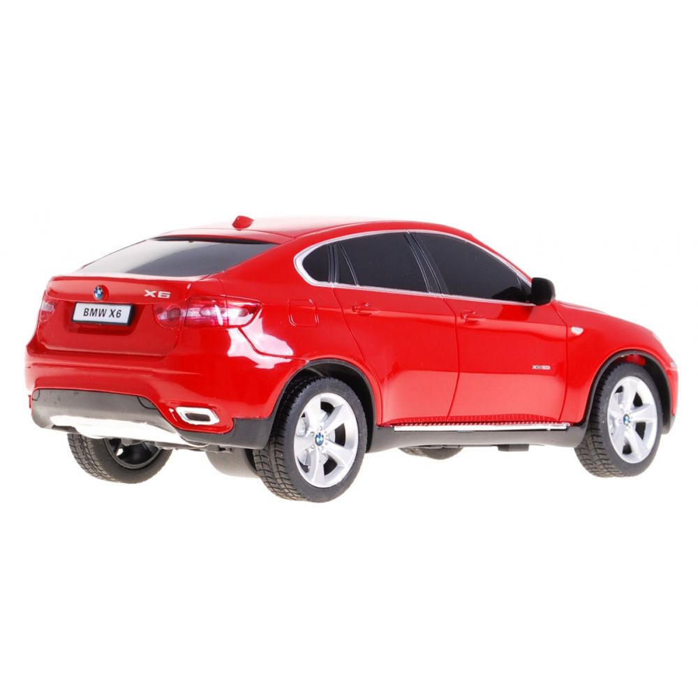Nuotolinio valdymo visureigis BMW X6 raudonas RASTAR modelis 1:24
