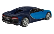 Nuotoliniu būdu valdomas Bugatti Chiron blue RASTAR 1:14 + LED žibintai + 2,4 GHz pultas
