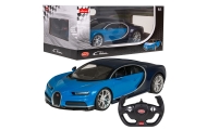 Nuotoliniu būdu valdomas Bugatti Chiron blue RASTAR 1:14 + LED žibintai + 2,4 GHz pultas