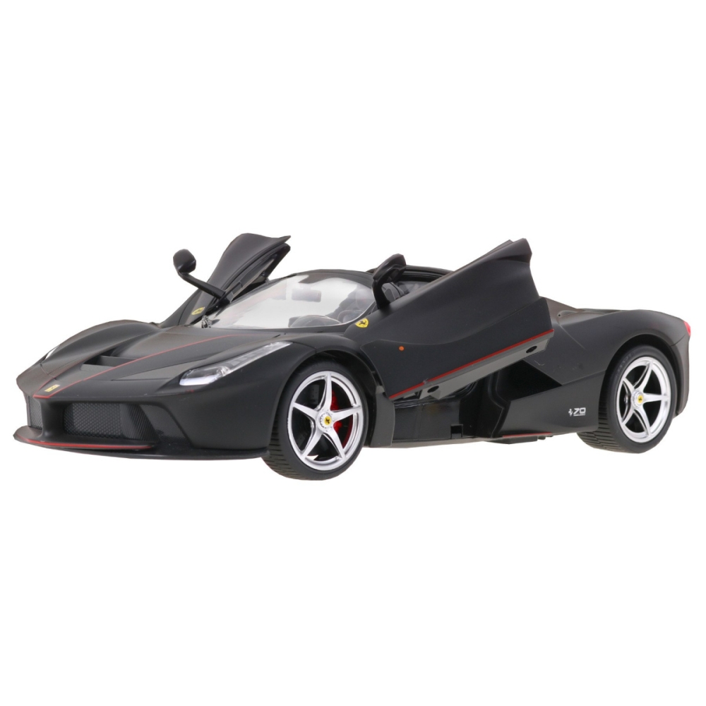 Nuotoliniu būdu valdomas automobilis Ferrari LaFerrari Aperta RASTAR 1:14 modelis juodas-Žaislai, Auto ir transporto žaislai, Va