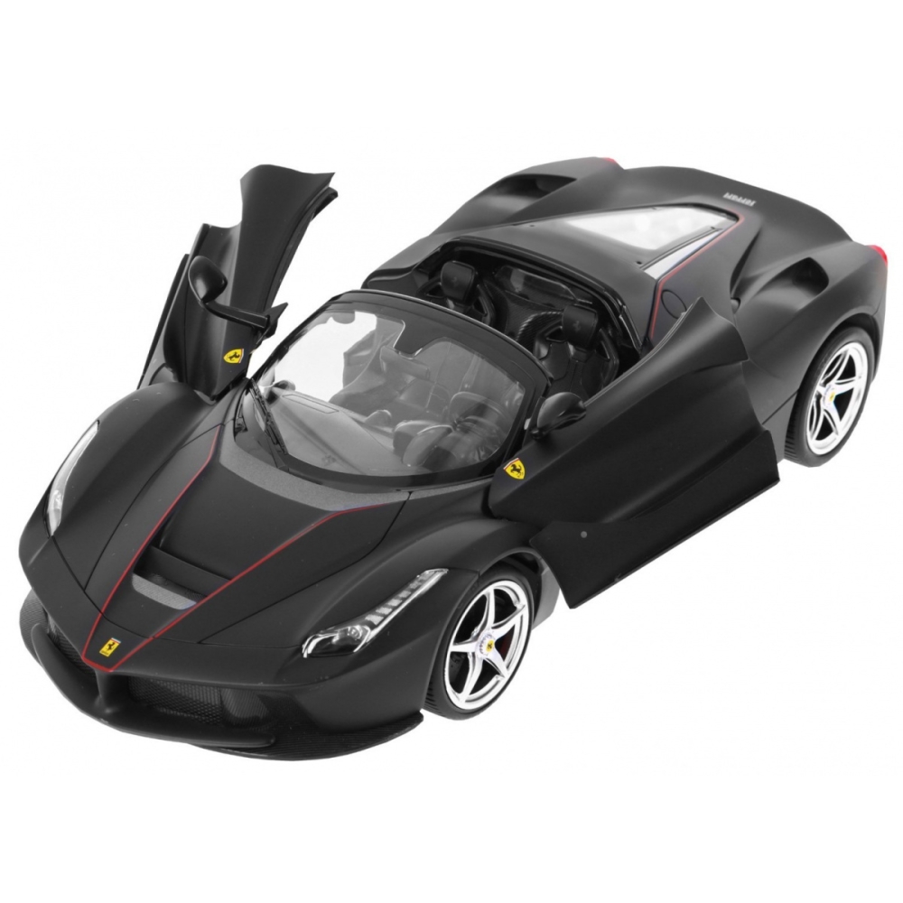 Nuotoliniu būdu valdomas automobilis Ferrari LaFerrari Aperta RASTAR 1:14 modelis juodas-Žaislai, Auto ir transporto žaislai, Va