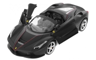 Nuotoliniu būdu valdomas automobilis Ferrari LaFerrari Aperta RASTAR 1:14 modelis juodas