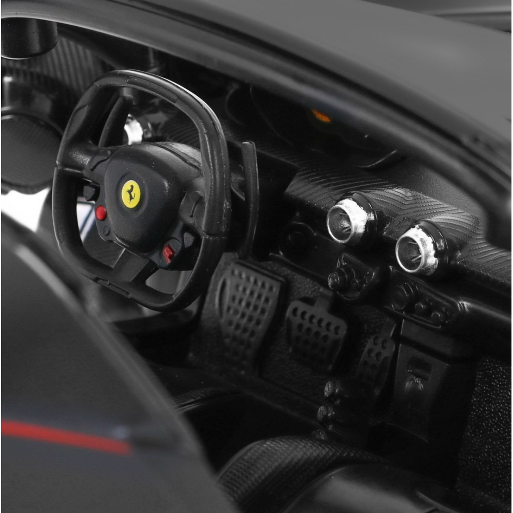 Nuotoliniu būdu valdomas automobilis Ferrari LaFerrari Aperta RASTAR 1:14 modelis juodas-Žaislai, Auto ir transporto žaislai, Va