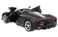 Nuotoliniu būdu valdomas automobilis Ferrari LaFerrari Aperta RASTAR 1:14 modelis juodas