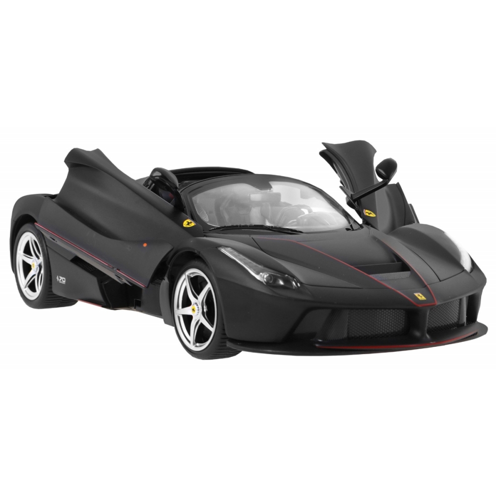 Nuotoliniu būdu valdomas automobilis Ferrari LaFerrari Aperta RASTAR 1:14 modelis juodas-Žaislai, Auto ir transporto žaislai, Va