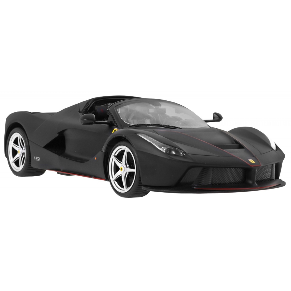 Nuotoliniu būdu valdomas automobilis Ferrari LaFerrari Aperta RASTAR 1:14 modelis juodas-Žaislai, Auto ir transporto žaislai, Va
