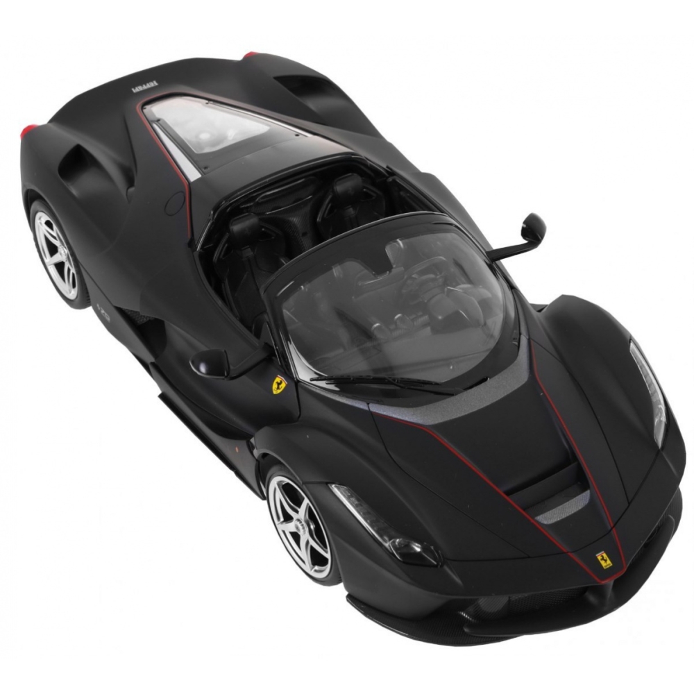 Nuotoliniu būdu valdomas automobilis Ferrari LaFerrari Aperta RASTAR 1:14 modelis juodas-Žaislai, Auto ir transporto žaislai, Va