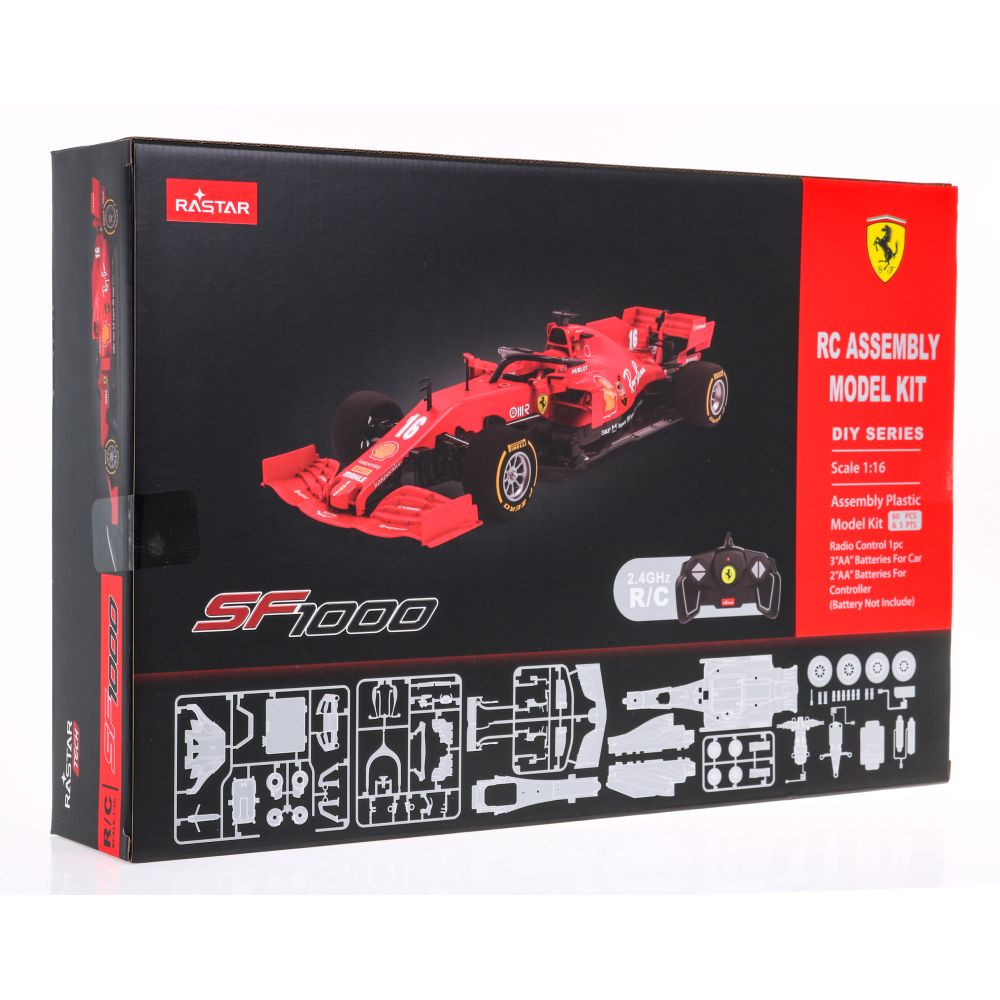 Ferrari SF1000 czerwony RASTAR model 1:16 Zdalnie sterowany bolid + Body kit + Pilot 2,4 GHz