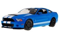 Ford Shelby Mustang GT500 niebieski RASTAR model 1:14 Zdalnie sterowane auto + pilot