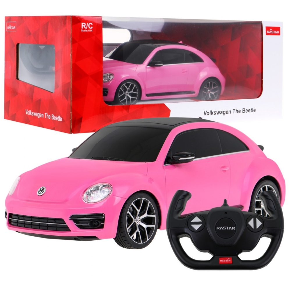 Nuotoliniu būdu valdomas R/C Volkswagen Beetle 1:14 RASTAR Pink