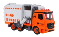 Interaktywna Śmieciarka dla dzieci 3+ Nauka ekologii + 4 kontenery + Karta ze śmieciami