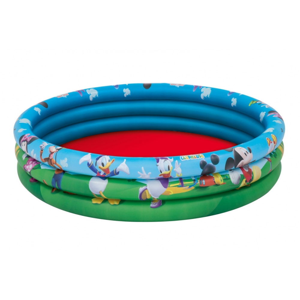 Pripučiamas vaikiškas baseinas Peliukas Mikis 122 x 25 cm Bestway 91007-Žaislai, Lauko žaislai, Baseinai, Pripučiami baseinai-e-