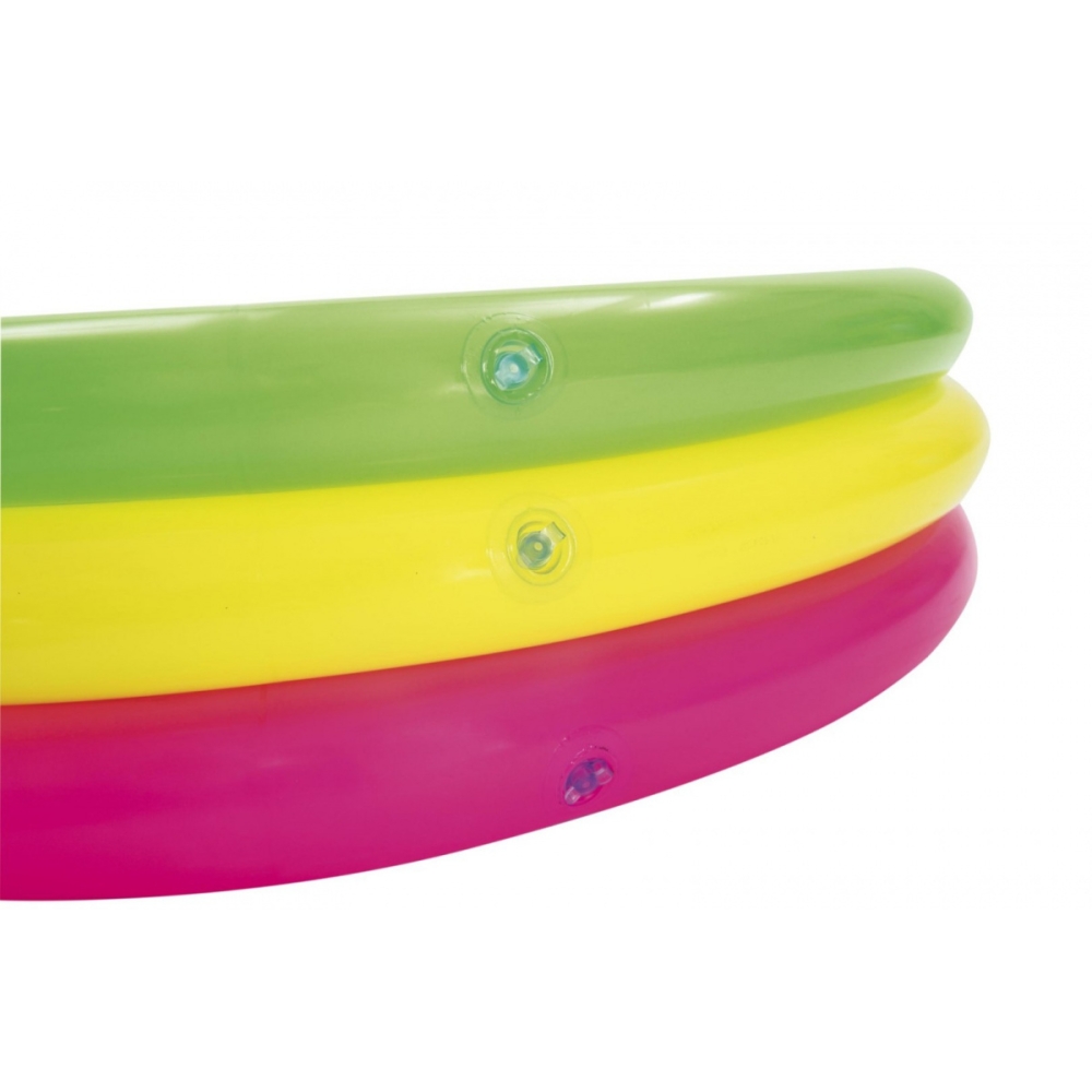 Dmuchany Basen dla dzieci Brodzik Tęcza 102x25cm BESTWAY + Łatka naprawcza