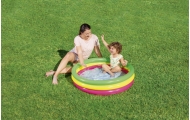Pripučiamas vaivorykštės baseinas BESTWAY 102x25cm