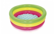 Pripučiamas vaivorykštinis baseinas 70 cm x 24 cm "Bestway" 51128-Žaislai, Lauko žaislai, Baseinai, Pripučiami baseinai-e-vaikas