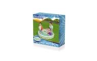 Dmuchany Basen 3w1 dla dzieci 122x20cm Tropikalny BESTWAY + Kółko do pływania + Piłka plażowa