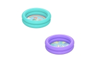 Pripučiamas vaikų baseinas Wading Pool Purple 61x15cm BESTWAY + remonto pleistras