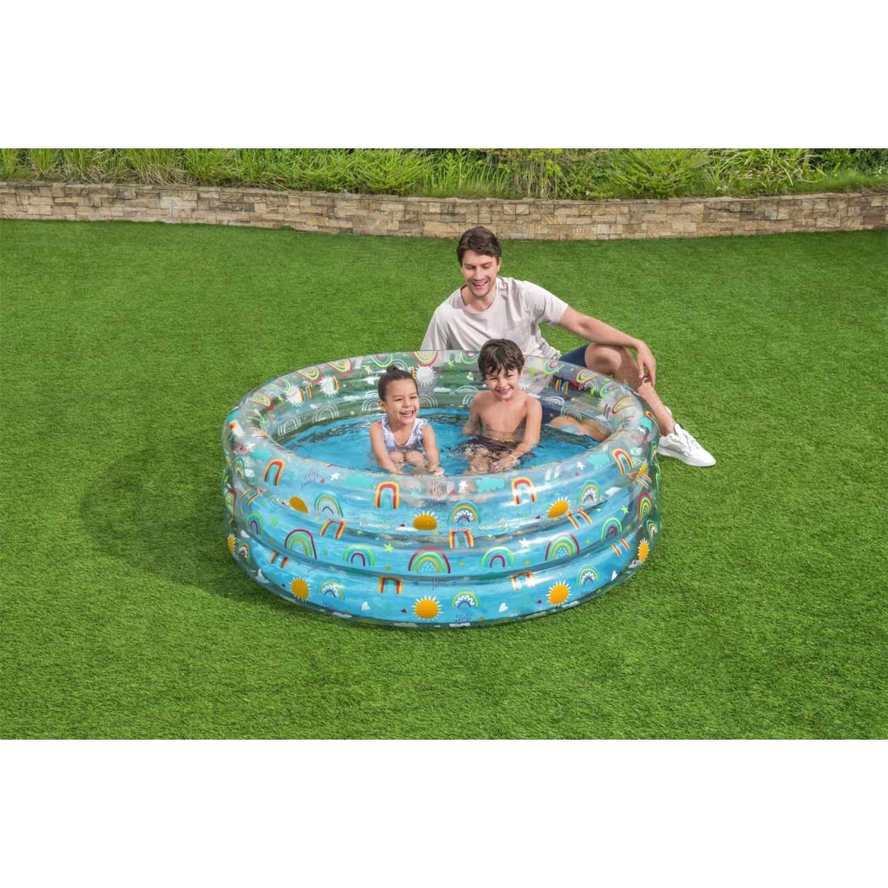 Pripučiamas baseinas Vaisiai 150 x 53 cm Bestway 51045-Žaislai, Lauko žaislai, Baseinai, Pripučiami baseinai-e-vaikas