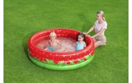 Basen Słodka Truskawka dla dzieci 2+ Brodzik 160x38cm BESTWAY + Łatka naprawcza