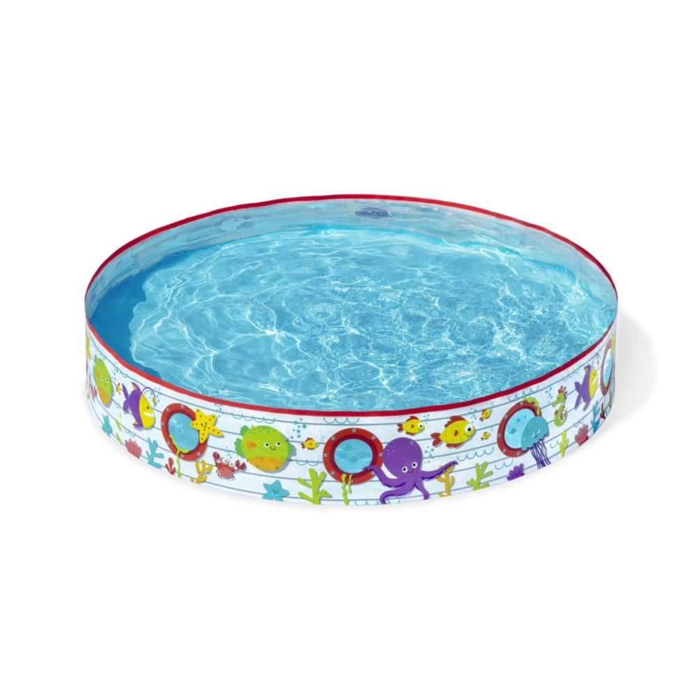 Baseinas vaikams BESTWAY Underwater World 152x25cm-Žaislai, Lauko žaislai, Baseinai, Karkasiniai baseinai-e-vaikas