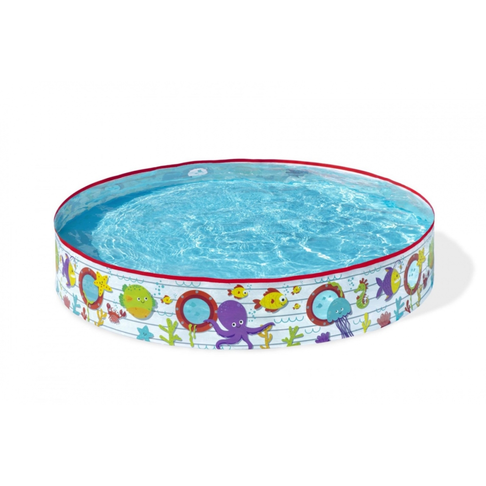 Baseinas vaikams BESTWAY Underwater World 152x25cm-Žaislai, Lauko žaislai, Baseinai, Karkasiniai baseinai-e-vaikas